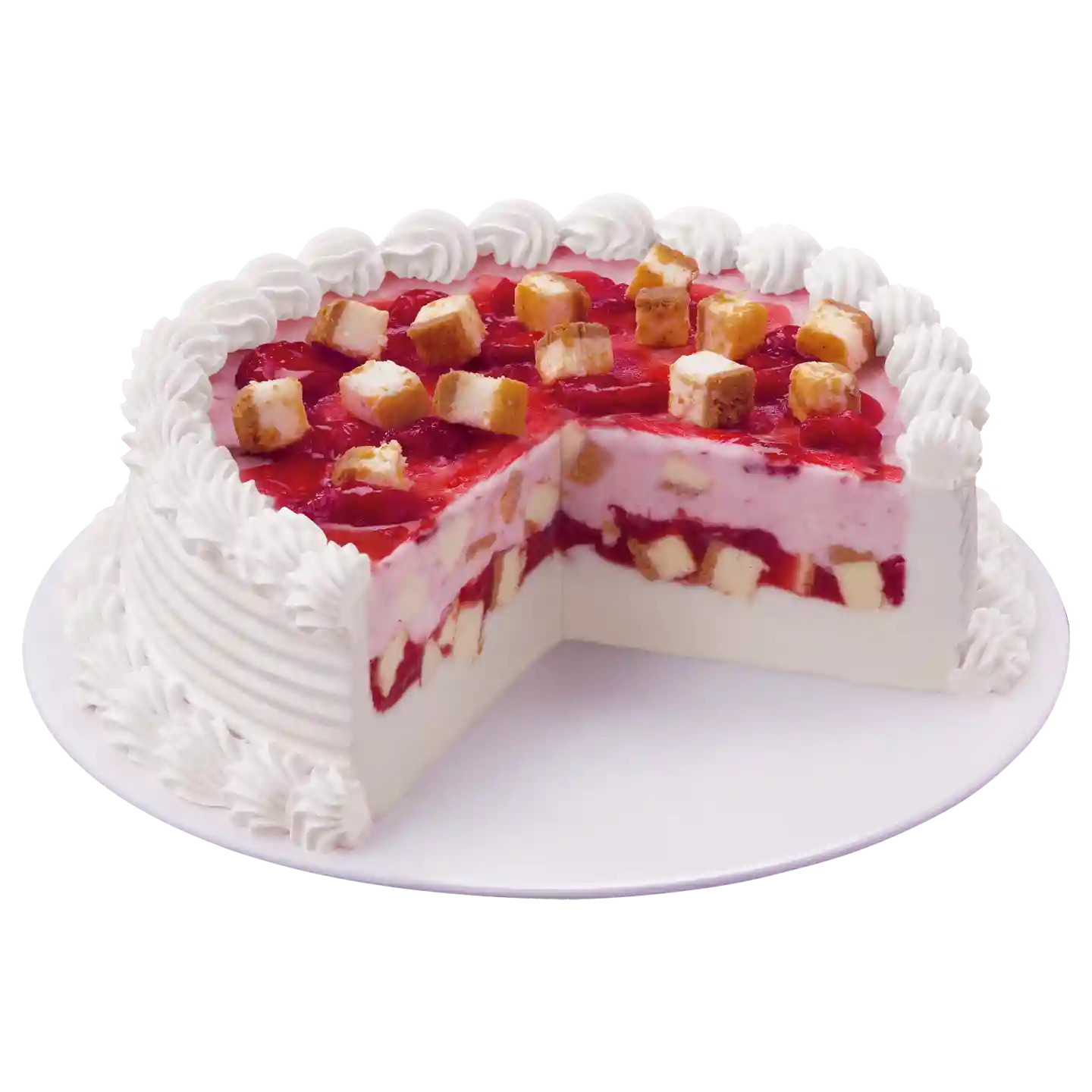 Strawberry Cheesecake Blizzard Cake